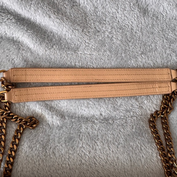 Authentic Yves Saint Laurent Beige Quilted Leather Shoulder Bag - Picture 3 of 16